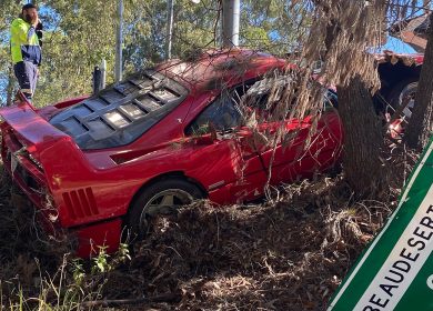 Ferrari F40 Crash: Unfortunate because it happened in Australia