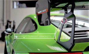 Porsche 911 wing mount