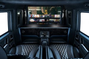AMG G63 limo entertainment