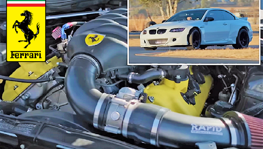 Ferrari powered BMW M3