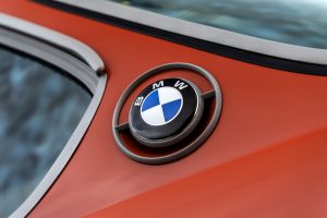 BMW emblem in side fender