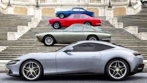 Ferrari Roma Design history