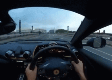 Ferrari 812 Superfast accident With Traction Control Turned Off
