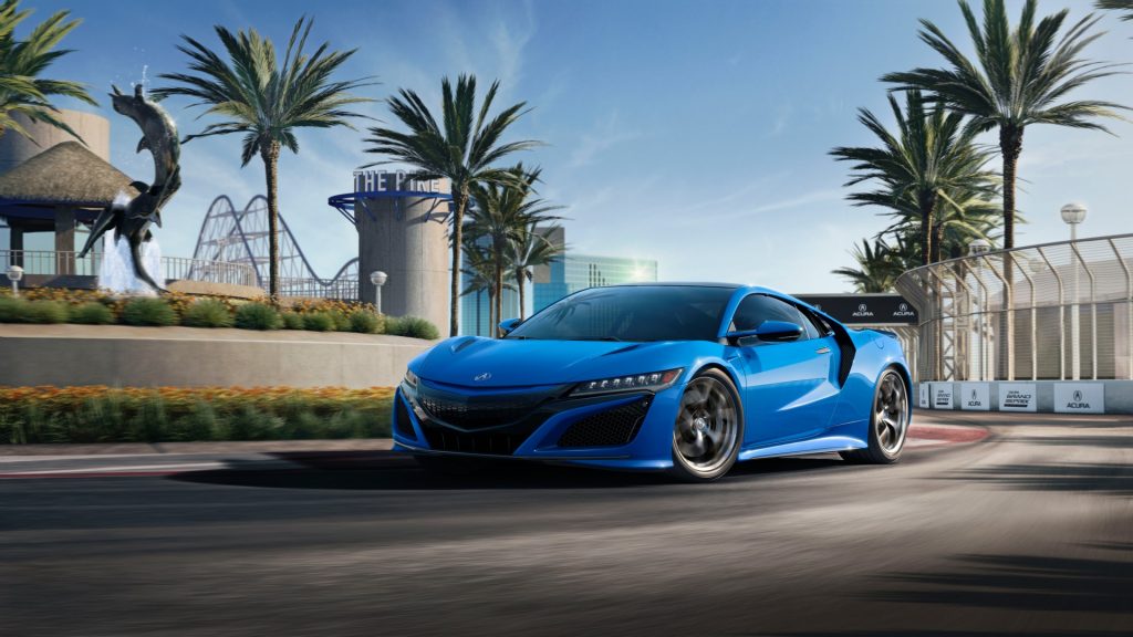 Acura NSX blue