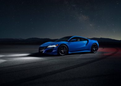 Acura NSX (2021) in Long Beach Blue Pearl Colour Option