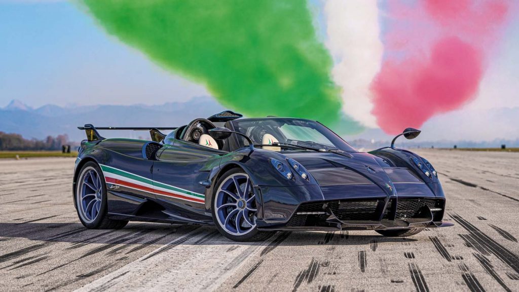 pagani huayra tricolore