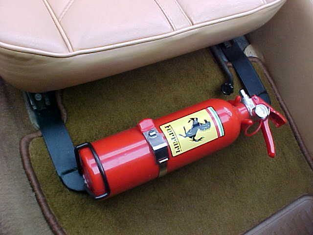 ferrari fire extinguisher