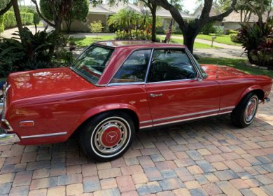 1968 Mercedes-Benz 280SL – auction by Bring a trailer