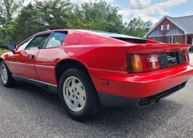 1989 Lotus Esprit Turbo with only 3800 miles in the market
