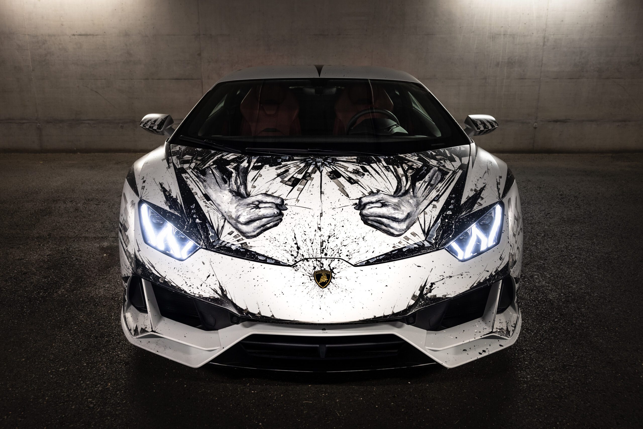 Lamborghini Huracán EVO interpreted by the artist Paolo Troilo